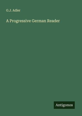 A Progressive German Reader