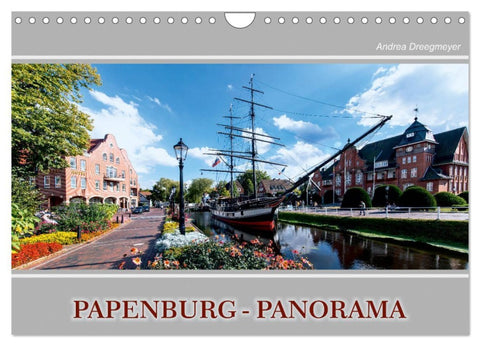 Papenburg-Panorama (Wandkalender 2026 DIN A4 quer), CALVENDO Monatskalender