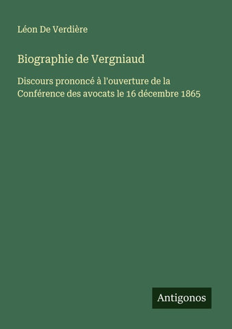 Biographie de Vergniaud