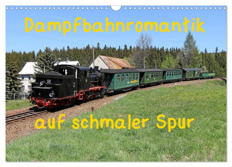 Dampfbahnromantik auf schmaler Spur (Wandkalender 2026 DIN A3 quer), CALVENDO Monatskalender