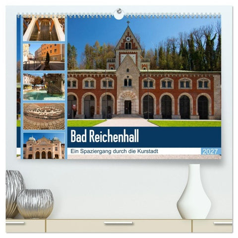 Bad Reichenhall (hochwertiger Premium Wandkalender 2027 DIN A2 quer), Kunstdruck in Hochglanz