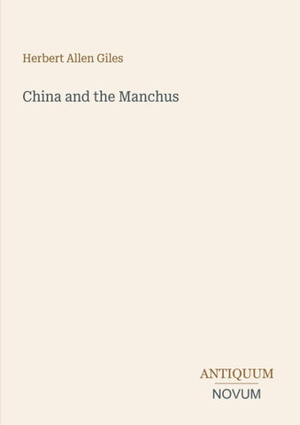 China and the Manchus