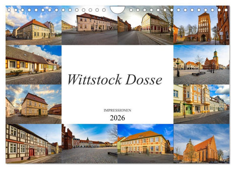 Wittstock Dosse Impressionen (Wandkalender 2026 DIN A4 quer), CALVENDO Monatskalender