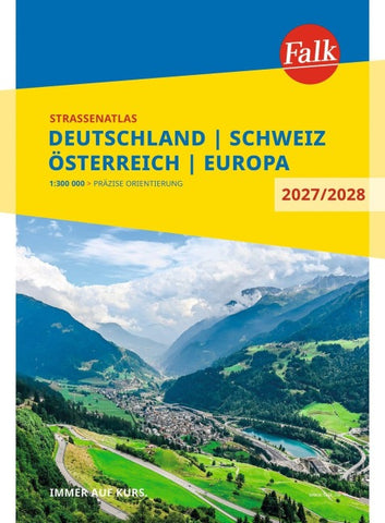 Falk Straßenatlas 2027/2028 Deutschland, Schweiz, Österreich 1:300.000