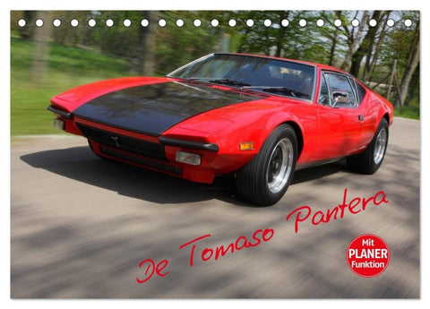 De Tomaso Pantera (Tischkalender 2027 DIN A5 quer), CALVENDO Monatskalender