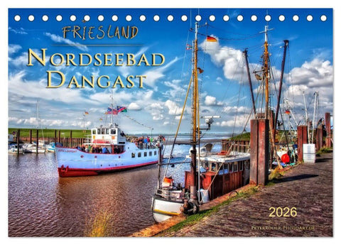 Friesland - Nordseebad Dangast (Tischkalender 2026 DIN A5 quer), CALVENDO Monatskalender