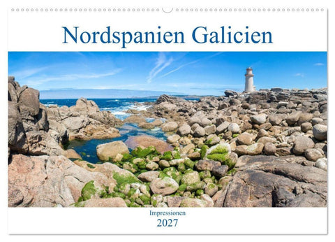 Nordspanien Galicien (Wandkalender 2027 DIN A2 quer), CALVENDO Monatskalender