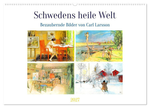 Schwedens heile Welt (Wandkalender 2027 DIN A2 quer), CALVENDO Monatskalender
