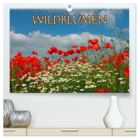 Wildblumen 2026 (hochwertiger Premium Wandkalender 2026 DIN A2 quer), Kunstdruck in Hochglanz