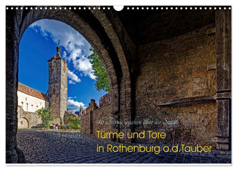 Türme und Tore (Wandkalender 2027 DIN A3 quer), CALVENDO Monatskalender