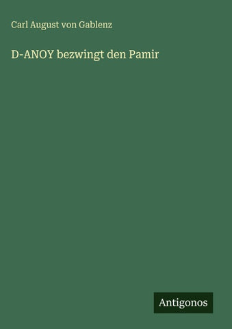 D-ANOY bezwingt den Pamir