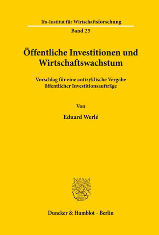 Öffentliche Investitionen und Wirtschaftswachstum.