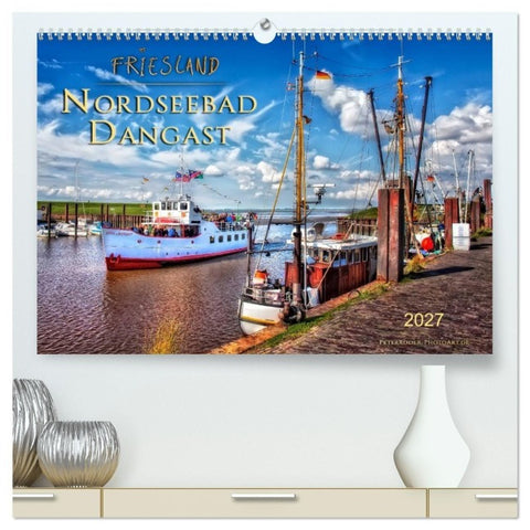 Friesland - Nordseebad Dangast (hochwertiger Premium Wandkalender 2027 DIN A2 quer), Kunstdruck in Hochglanz