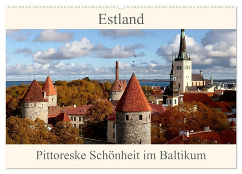 Estland - Pittoreske Schönheit im Baltikum (Wandkalender 2027 DIN A2 quer), CALVENDO Monatskalender