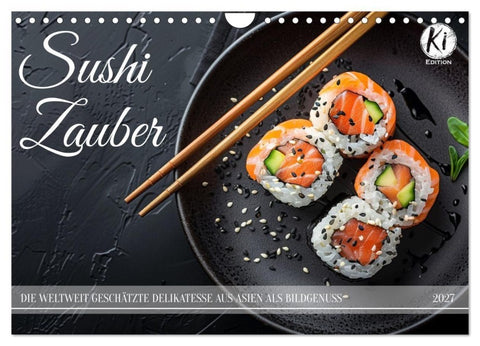 Sushi Zauber (Wandkalender 2027 DIN A4 quer), CALVENDO Monatskalender