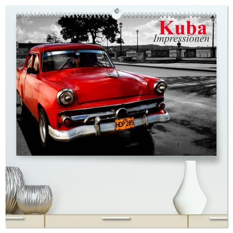 Kuba • Impressionen (hochwertiger Premium Wandkalender 2027 DIN A2 quer), Kunstdruck in Hochglanz