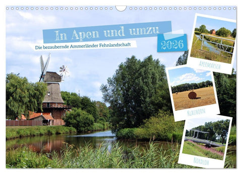 In Apen und umzu (Wandkalender 2026 DIN A3 quer), CALVENDO Monatskalender