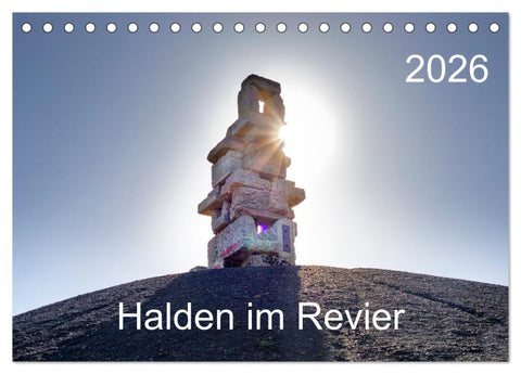 Halden im Revier (Tischkalender 2026 DIN A5 quer), CALVENDO Monatskalender