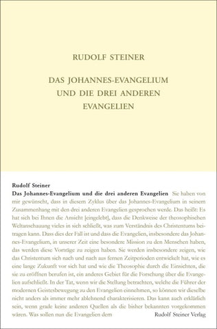 Das Johannes-Evangelium und die drei anderen Evangelien