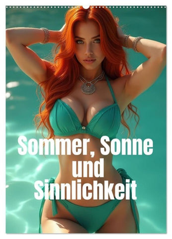 Sommer, Sonne und Sinnlichkeit (Wandkalender 2026 DIN A2 hoch), CALVENDO Monatskalender