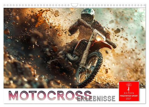 Motocross Erlebnisse (Wandkalender 2027 DIN A3 quer), CALVENDO Monatskalender