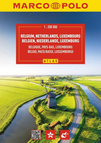 MARCO POLO Reiseatlas Benelux 1:200.000