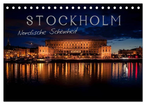 Stockholm - Nordische Schönheit (Tischkalender 2027 DIN A5 quer), CALVENDO Monatskalender