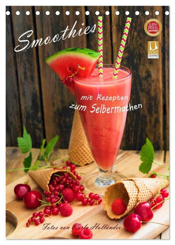 Smoothies zum Selbermachen (Tischkalender 2027 DIN A5 hoch), CALVENDO Monatskalender