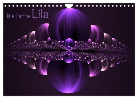 Die Farbe Lila (Wandkalender 2027 DIN A4 quer), CALVENDO Monatskalender