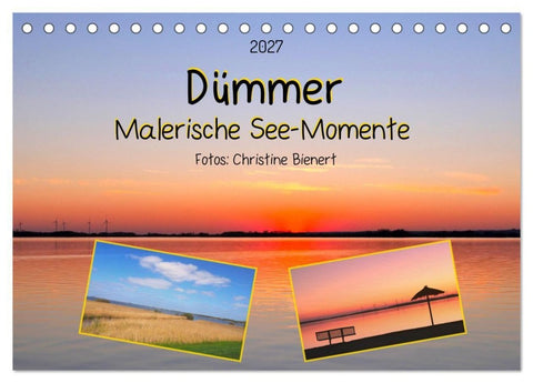 Dümmer, Malerische See-Momente (Tischkalender 2027 DIN A5 quer), CALVENDO Monatskalender