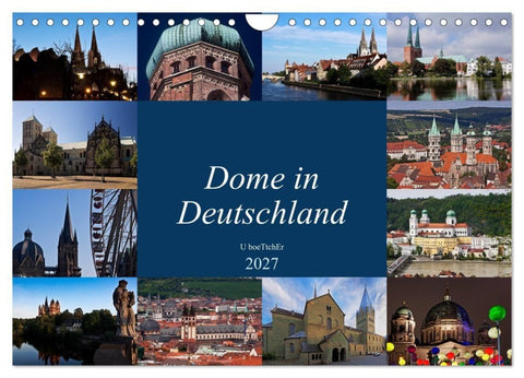 Dome in Deutschland (Wandkalender 2027 DIN A4 quer), CALVENDO Monatskalender