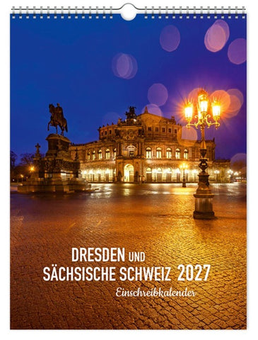 Einschreibkalender Dresden und Sächsische Schweiz 2027