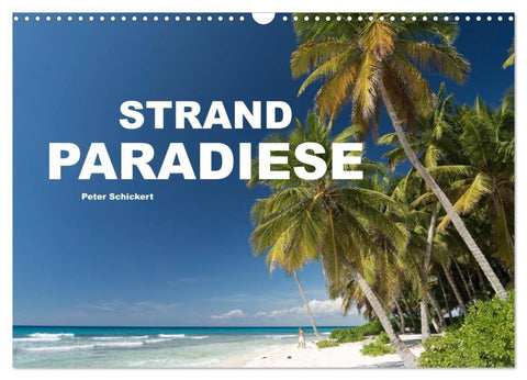 Strandparadiese (Wandkalender 2027 DIN A3 quer), CALVENDO Monatskalender