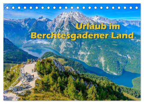 Urlaub im Berchtesgadener Land (Tischkalender 2027 DIN A5 quer), CALVENDO Monatskalender