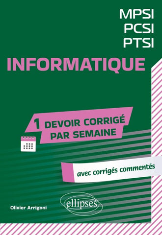 Informatique. MPSI-PCSI-PTSI