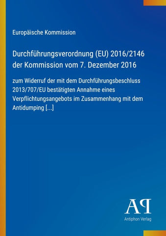 Durchführungsverordnung (EU) 2016/2146 der Kommission vom 7. Dezember 2016