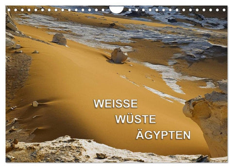 Weisse Wüste Ägypten (Wandkalender 2027 DIN A4 quer), CALVENDO Monatskalender