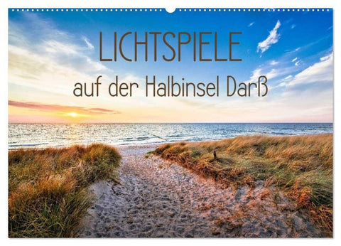 Lichtspiele auf der Halbinsel Darß (Wandkalender 2027 DIN A2 quer), CALVENDO Monatskalender