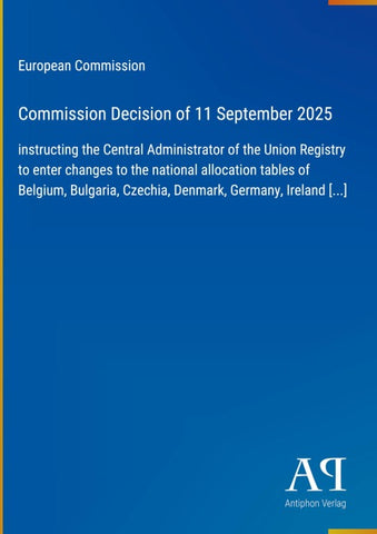 Commission Decision of 11 September 2025