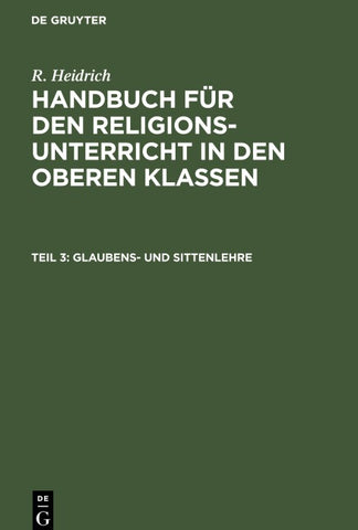 Glaubens- und Sittenlehre