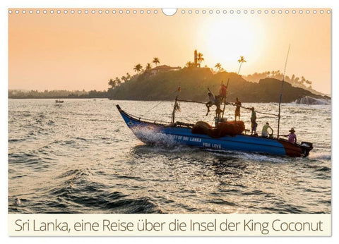 Sri Lanka, eine Reise über die Insel der King Coconut (Wandkalender 2026 DIN A3 quer), CALVENDO Monatskalender