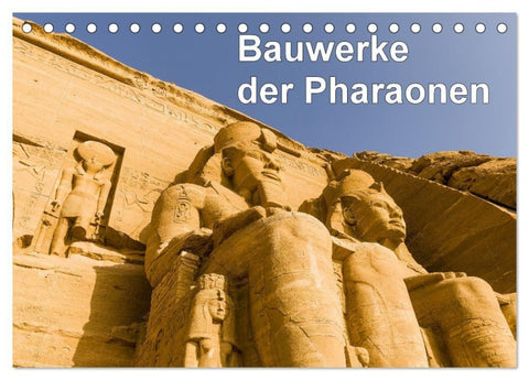 Bauwerke der Pharaonen (Tischkalender 2027 DIN A5 quer), CALVENDO Monatskalender
