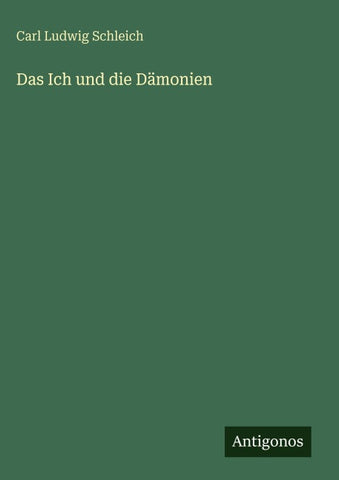 Das Ich und die Dämonien