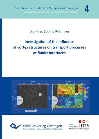 Investigation of the influence of vortex structures on transport processes at fluidic interfaces