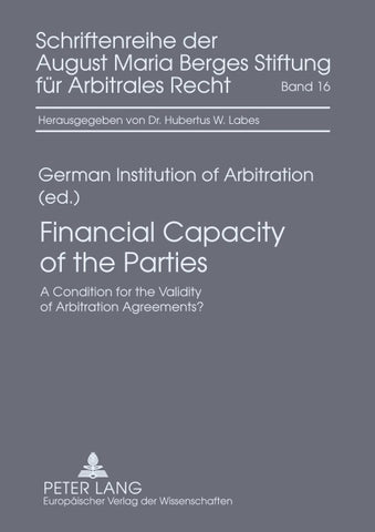 Financial Capacity of the Parties