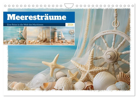 Meeresträume (Wandkalender 2026 DIN A4 quer), CALVENDO Monatskalender