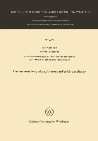 Elementverteilung in koexistierenden Festkörperphasen