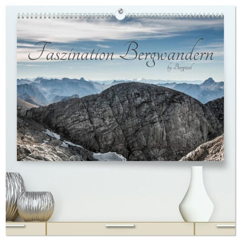 "Bergpixel" Faszination Bergwandern (hochwertiger Premium Wandkalender 2027 DIN A2 quer), Kunstdruck in Hochglanz