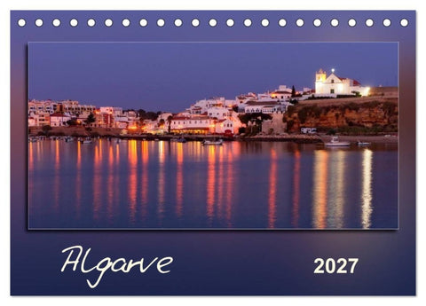 Algarve (Tischkalender 2027 DIN A5 quer), CALVENDO Monatskalender