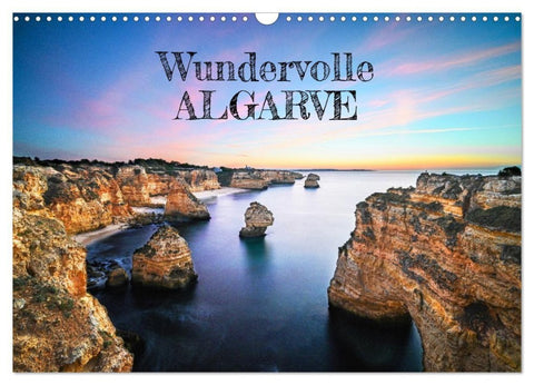 Wundervolle Algarve (Wandkalender 2027 DIN A3 quer), CALVENDO Monatskalender